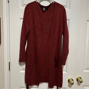 Kate Landry Red Patterned Cardigan